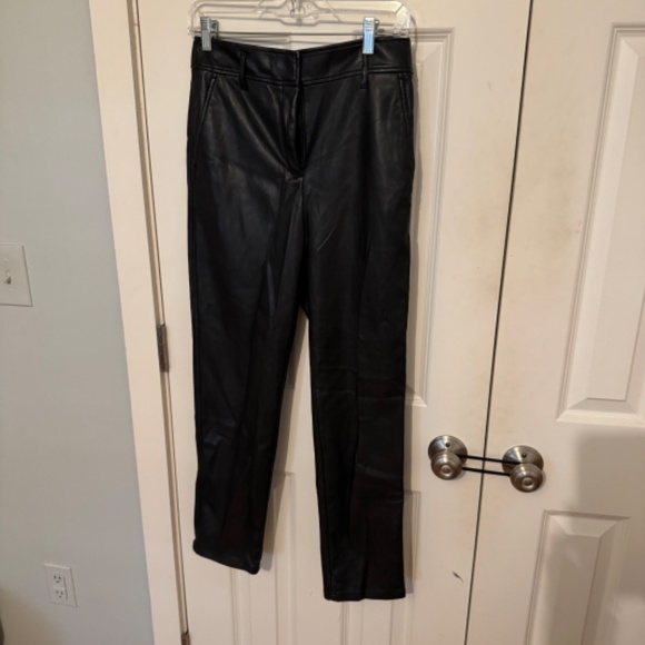 Loft size 0 pleather pants black - Picture 2 of 5